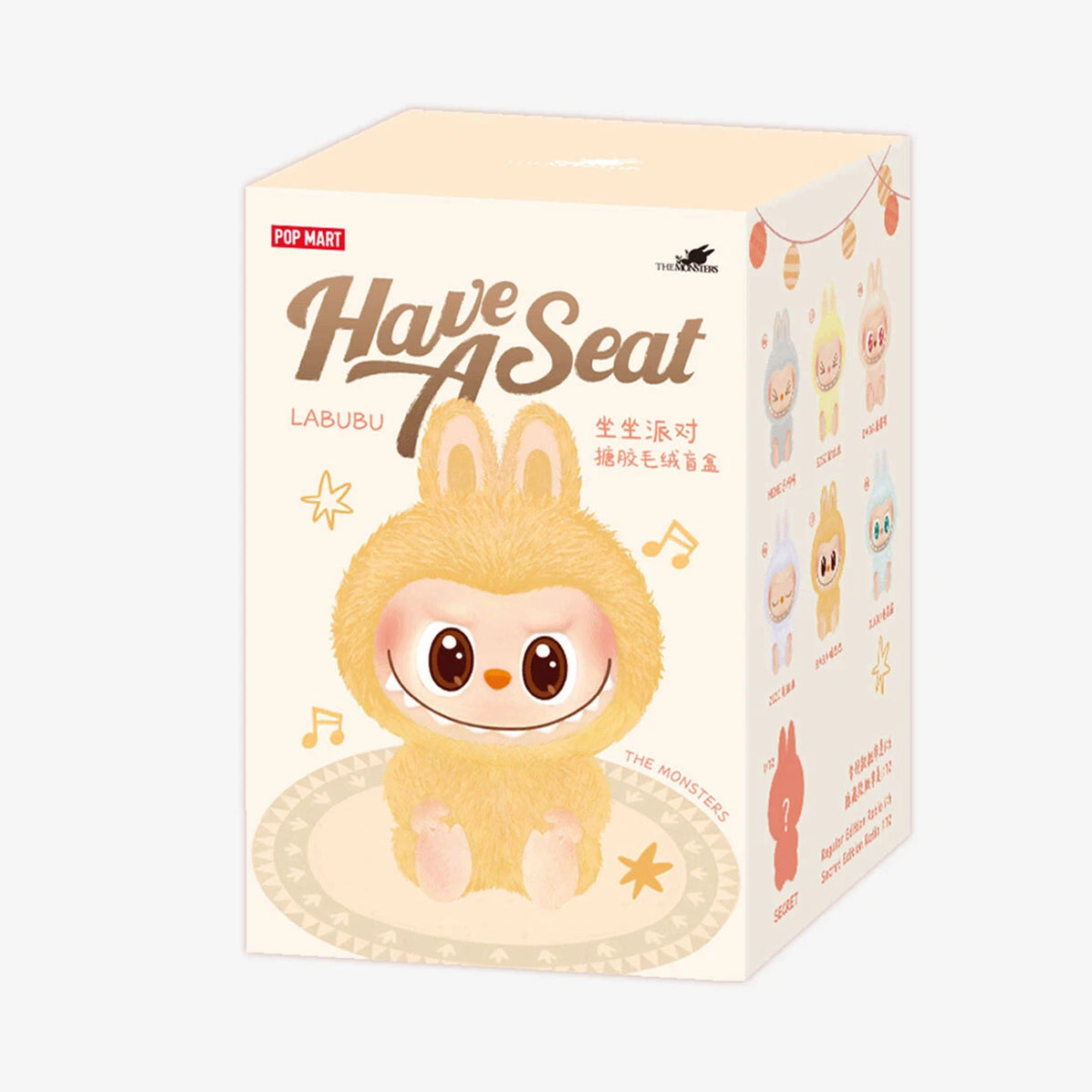 The Monsters-Have a Seat Vinyl Plush Blind Box
