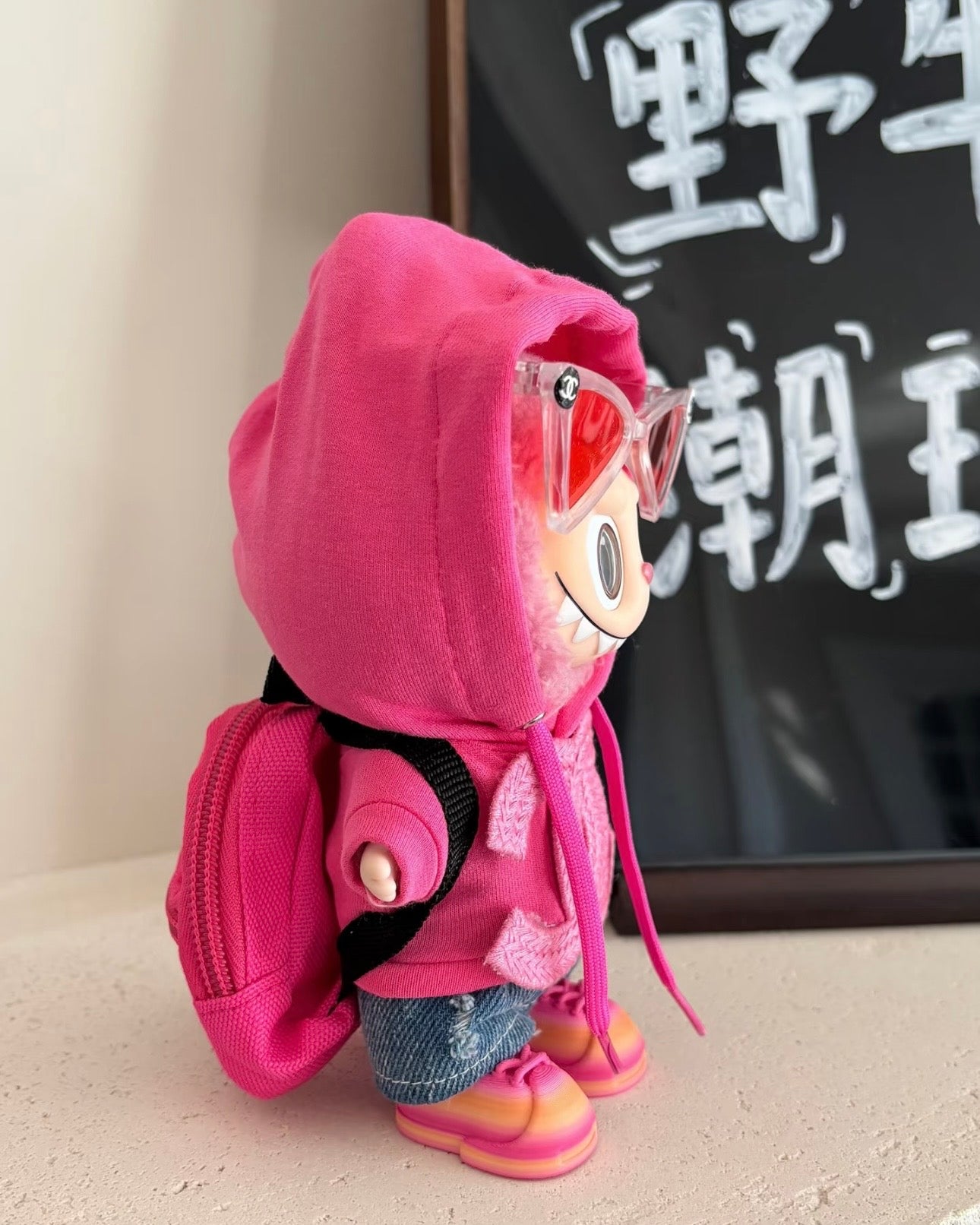 Labubu Outfit Pink Set · 5 Pieces (Fits V1 & V3)