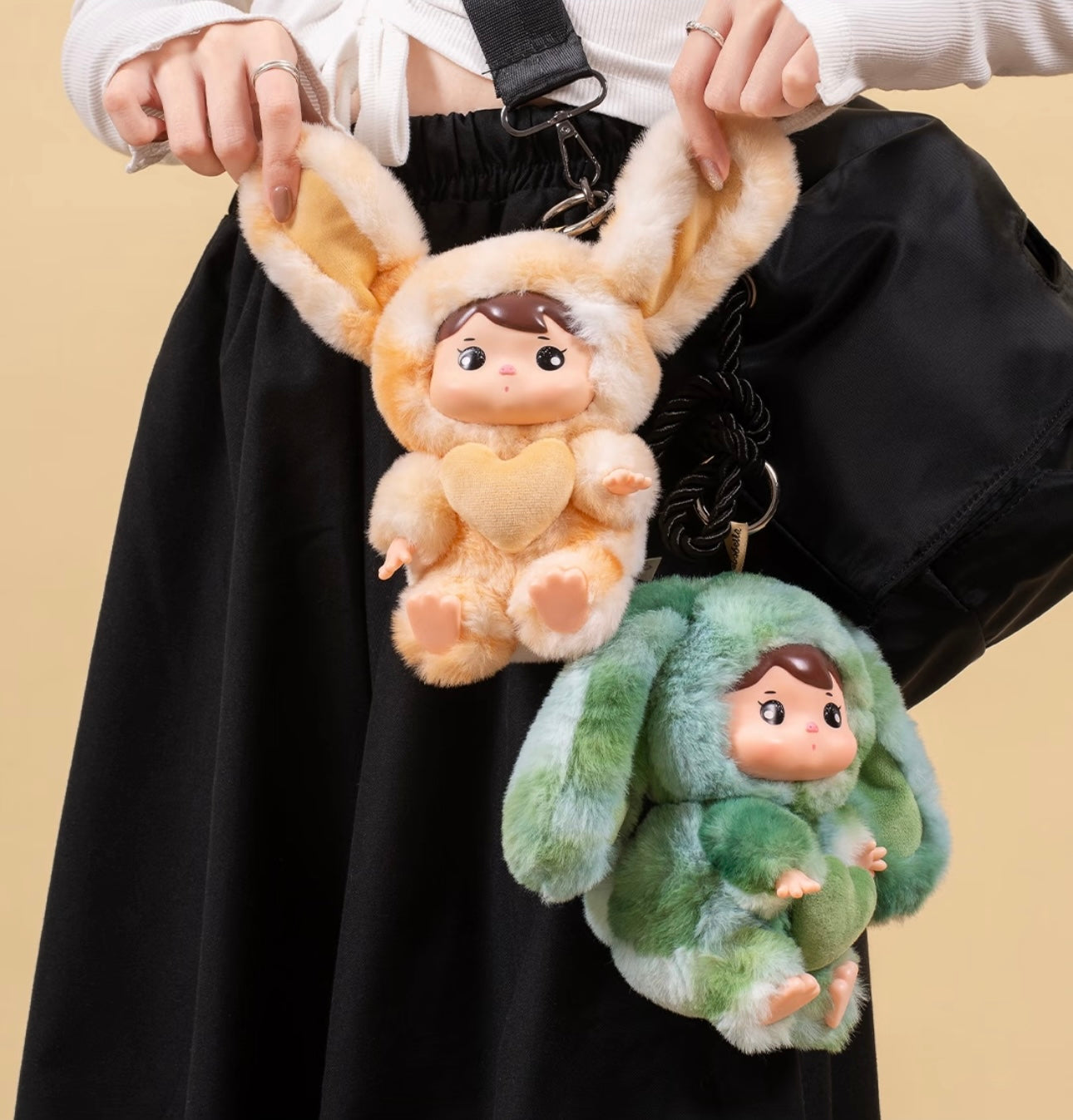 BOBOBELLA V2 Mystery Plush Charm – Random Style Blind Box