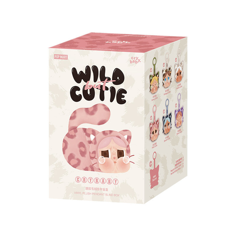 POP MART CRYBABY Wild But Cutie Series Vinyl Plush Pendant Blind Box