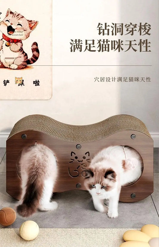 All-in-One Cat Scratcher & Bed