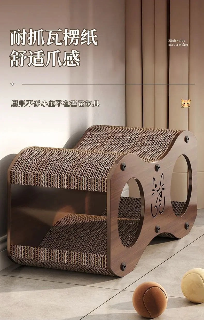 All-in-One Cat Scratcher & Bed