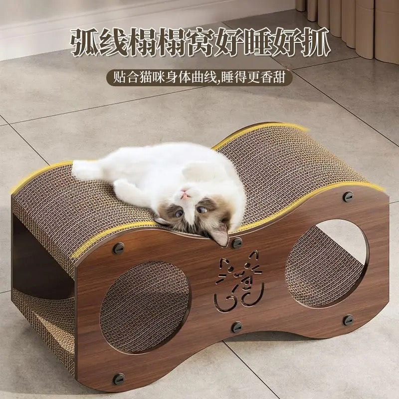 All-in-One Cat Scratcher & Bed