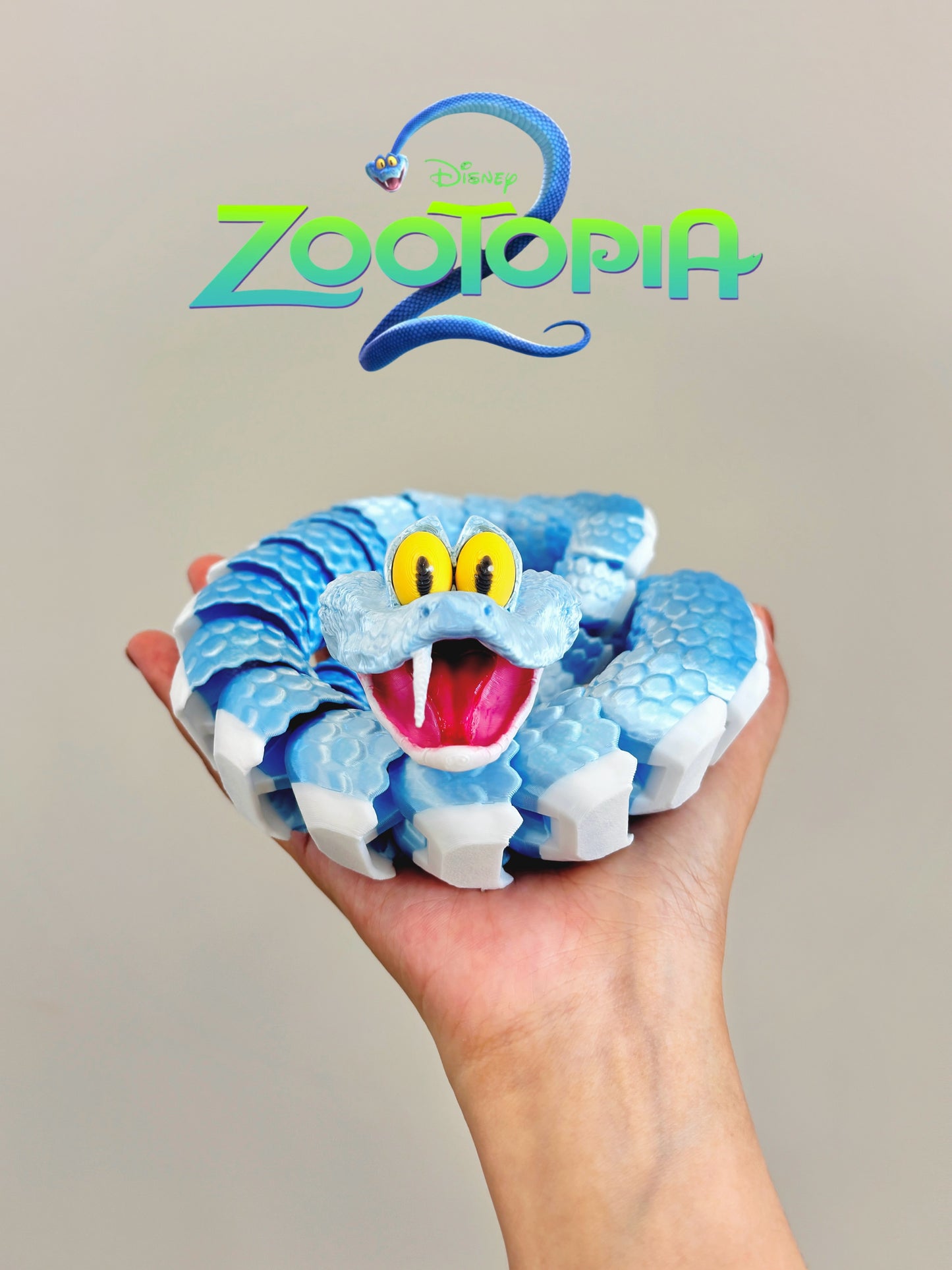 3D Printed Gary De’ Snake | Collectible Display Model