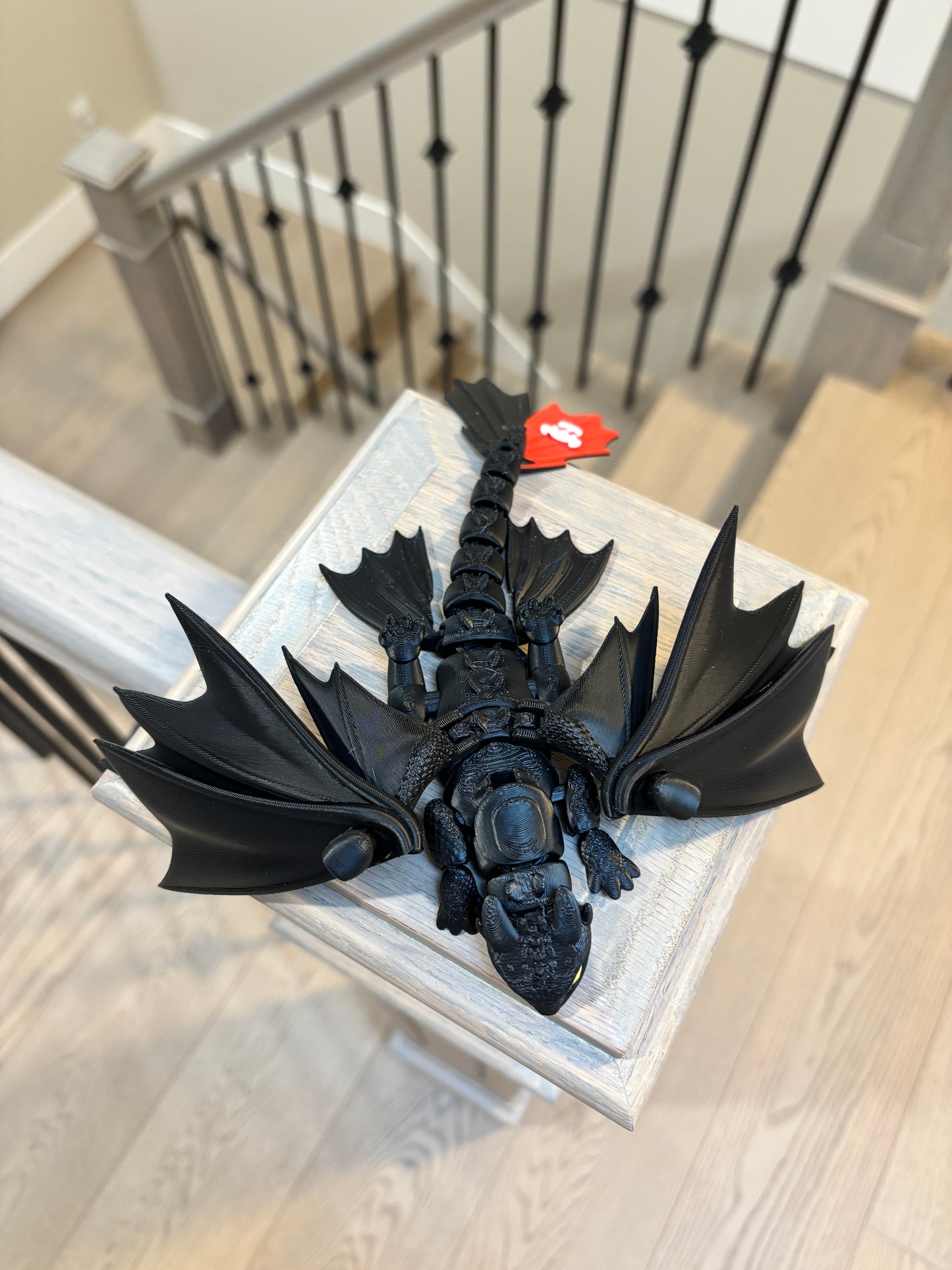 3D-Printed Toothless Figure – Fully Articulated Joints & Movable Wings