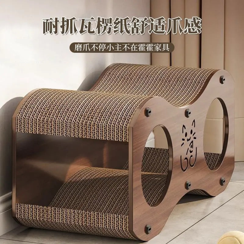 All-in-One Cat Scratcher & Bed