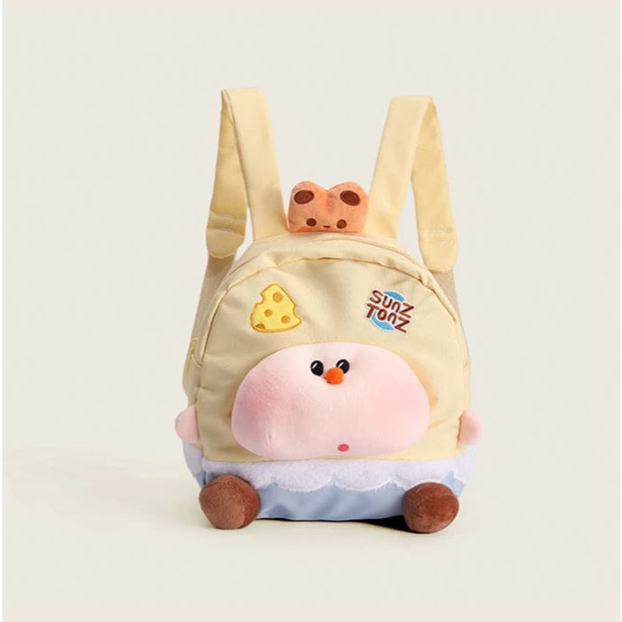 Kawaii Plush Cartoon Doll Backpack – Cute Student & Commuter Bag