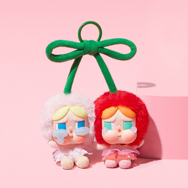 POP MART Crybaby Crying for Love Plush Hanging Card - Love you Cherry Much